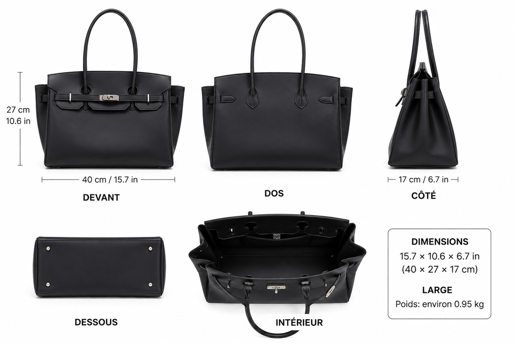 Jelly Firkin Tote Bag Large Noir - sac tote jelly waterproof Jelly&Jules