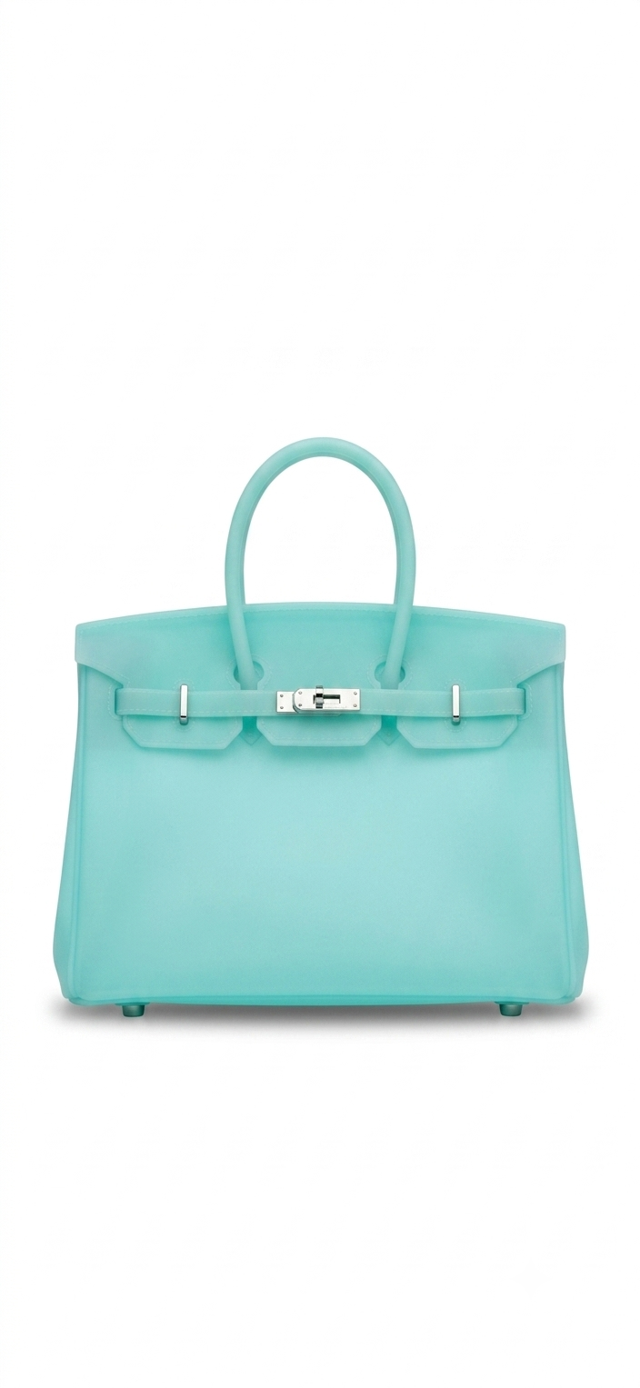 Mini Jelly Tote Bag - Bleu Lagon